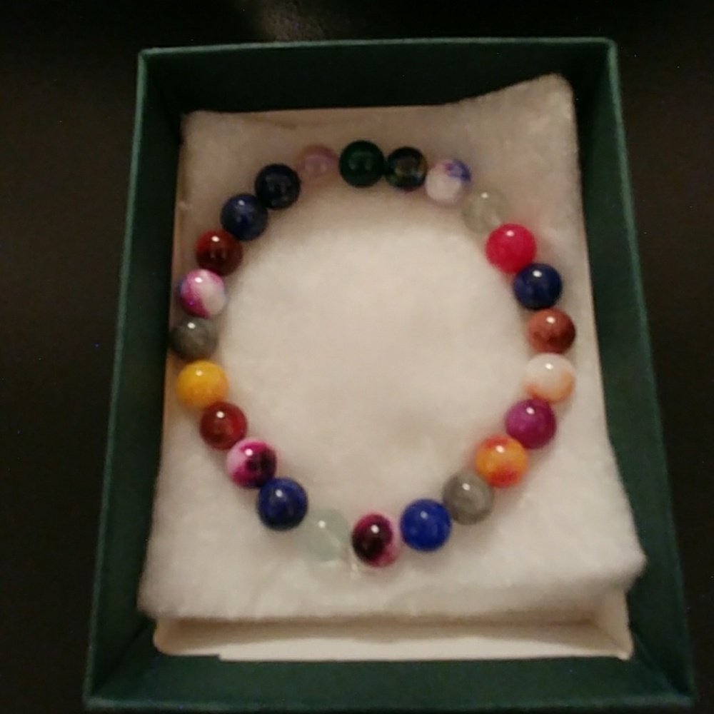 🔥CLEARANCE! Mixed Multi Stone Bracelet - Picture 4 of 8